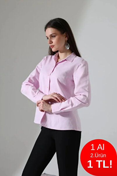 Corradeo Giyim Şamre Fabric Classic kroj Ženska košulja dugih rukava