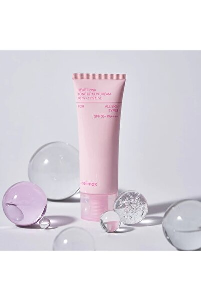 Celimax Heart Pink Tone Up Sun Cream Spf Pa / Pembe Tone-up Güneş Koruyucu Kr...