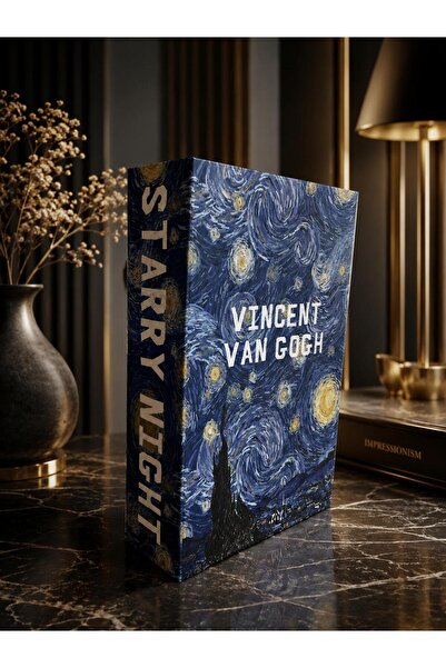 4nio VAN GOGH DEKORATİF KİTAP KUTU