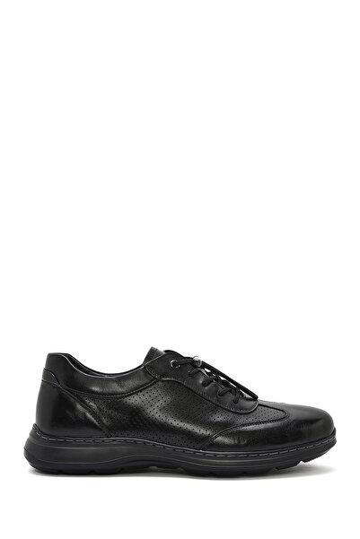 Derimod Pantofi casual din piele neagră cu șireturi pentru bărbați 25SFD 694718