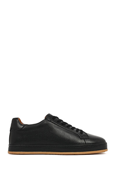 Derimod Pantofi negri cu șireturi pentru bărbați piele sneakerși 26SFD631218