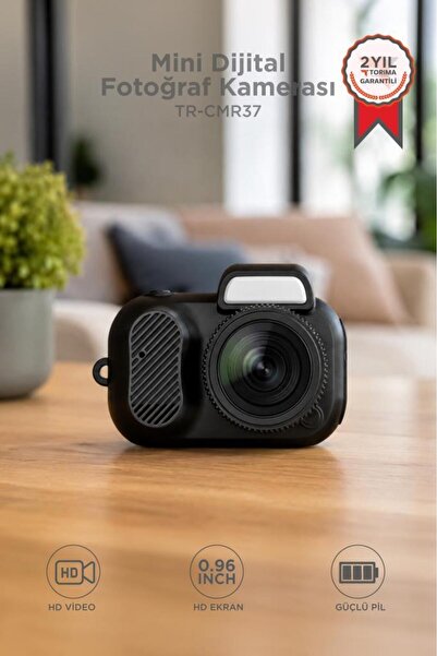 Torima Dijital Fotoğraf Makineleri Video Mini Kamera 480P CMR37 Siyah