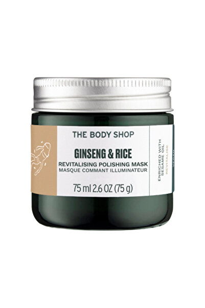 THE BODY SHOP Ginseng & Rice Aydınlatıcı Ve Arındırıcı Maske 75 ml/ CHINESE G...