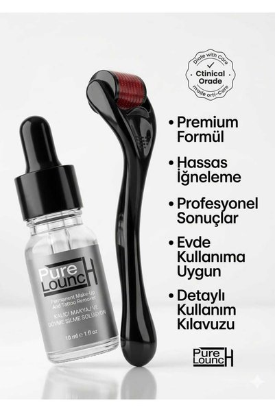 Purlounch Kalıcı Makyaj Kaş Silme Ve Dövme Silme Solüsyonu 10 ml