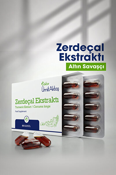 Dr. Ümit Aktaş Zerdeçal - 60 Kapsül Gıda Takviyesi