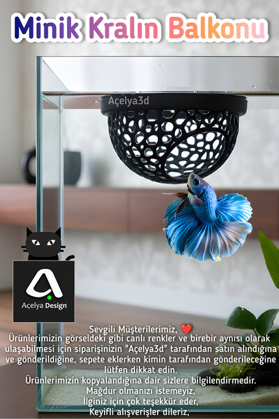 açelya3d ملاذ أسماك البيتا - حوض أسماك بيتا |   منطقة الراحة (أسود)