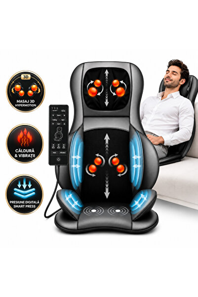 Smart Vibe Husă de masaj Relaxo MAX 3D/2D HyperMotion+, control prin aplicați...