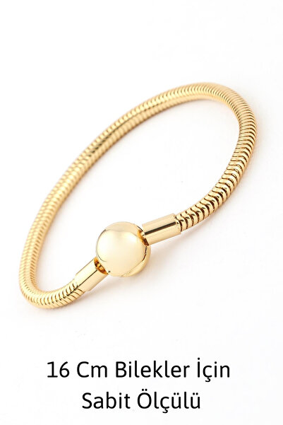 ÖZÇTAKI 316 L Paslanmaz Çelik Gold - 16 CM BİLEK ÖLÇÜSÜ SABİT ÖLÇÜLÜ - Saat Y...