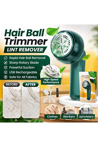 iqra USB Rechargeable Fabric Lint Remover Hair Ball Trimmer for Clothes 24