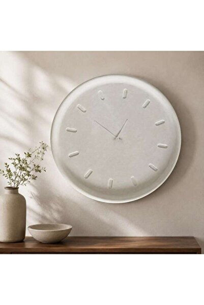 PAN HOME Pryce Wall Clock Dia 80cm - White