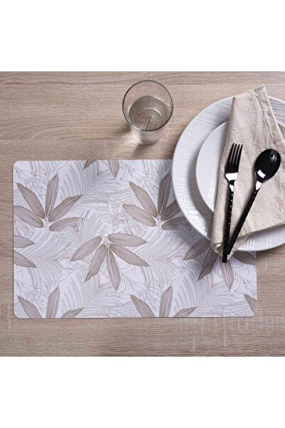 PAN HOME Autumn 4-piece Printed Placemat Set 28x43cm - Beige