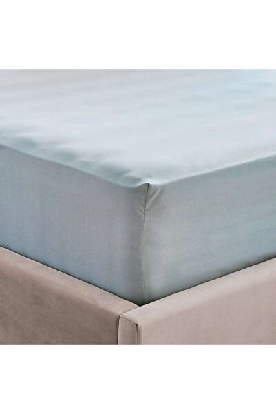 PAN HOME Everyday King Fitted Sheet 180x200+33cm - Metallic Blue
