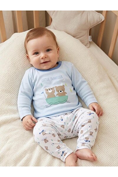 ICEFIELDS 100% Cotton Pajama Set for Baby Boy