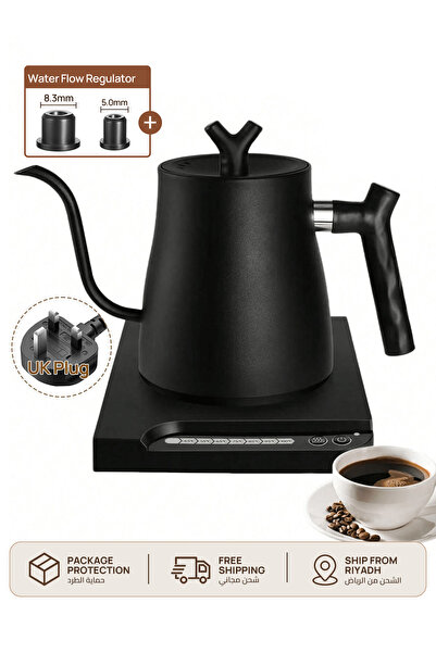 Brutelle غلاية كهربائية V60 غلاية قهوة Gooseneck بسعة 1000 مل وتسخين سريع 100...