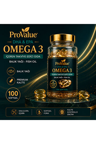 BALIK YAĞI VE OMEGA 3 İÇEREN YUMUŞAK KAPSÜL TAKVİYE EDİCİ GIDA