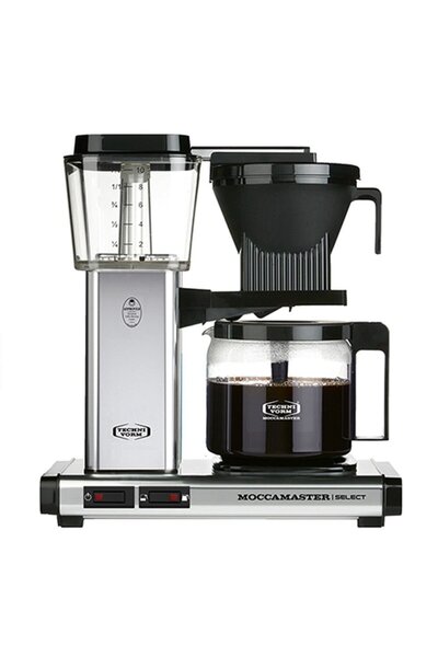 Moccamaster Selectați Filtre Kahve Makinesi Parlak Gümüş