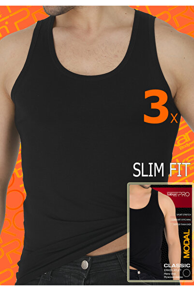 TATKAN BODYWEAR Tatkan - 3'lü - Askılı Penye Modal Classıc Atlet