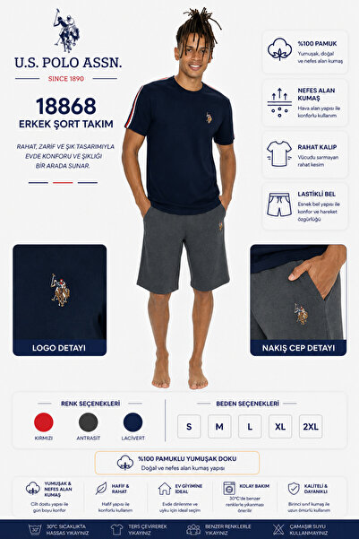U.S. Polo Assn. Ανδρικό σορτς Navy Blue - 18868