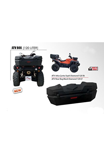 MOTOANL Atv Arka Bagaj Çanta Abs Materyal Özel Yaslanma Bölmeli Dayanıklı Atv...