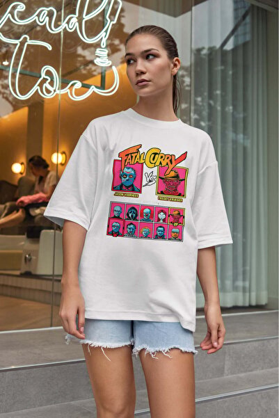 buzagi tasarım ürünleri Urban Oversize Unisex White T-Shirt