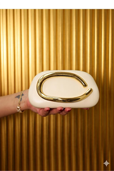Gogoey Yeni Moda Gold Renk Şık Düğün Nişan Düğün Özel Gün Abiye Çanta