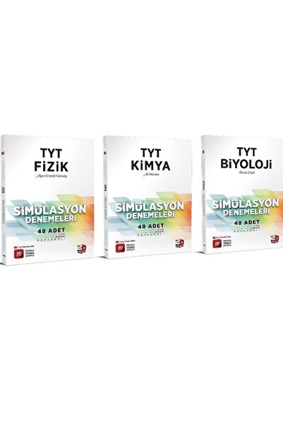 3D Yayınları Tyt Fizik Kimya Biyoloji Deneme Eti 9786051947921