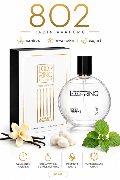 Loopring Perfume 802 Fortune EDP Kadın Parfüm 50 ML Premium Odunsu Meyvemsi