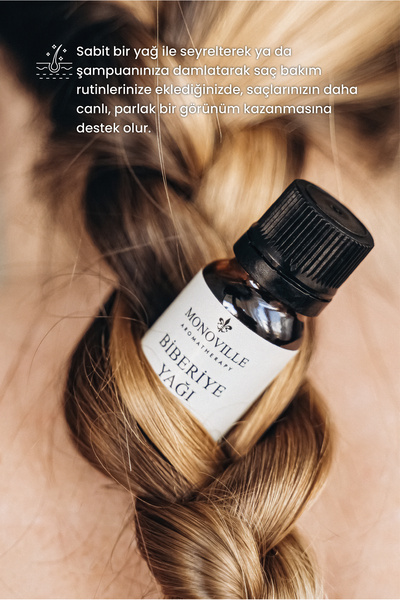 Monoville Biberiye Uçucu Yağı 10 ml Saf ve Doğal (Rosemary Essential Oil)