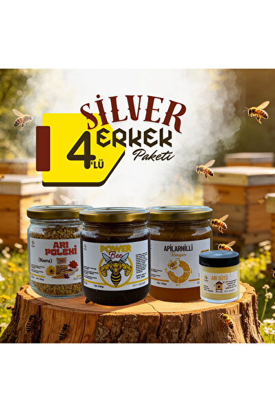 Safran Güneşi Silver Erkek 4'lü Arı Ürünleri Paketi