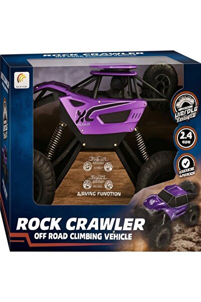 Generic Rock Crawler Off-Road Climbing Vehicle | 4WD Big Wheel RC Stunt Car | Shockproof High-Speed Remote Control Monster Truck for Kids