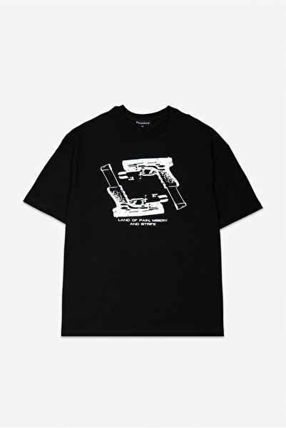 Fadeback Tricou supradimensionat pentru bărbați Land Of Pain