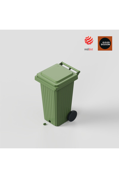 Wave Bin Pubela Europubela AETA 120 L verde – super rezistenta, design premia...