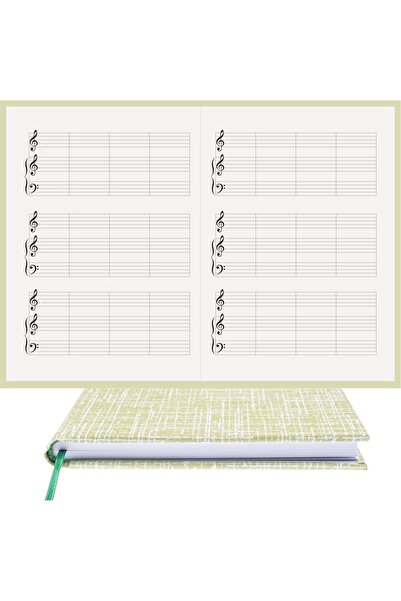 BİDEFTER لوحة ملاحظات البيانو (مفتاح FA الأيسر الصوتي) 100% صناعة يدوية، خياط...