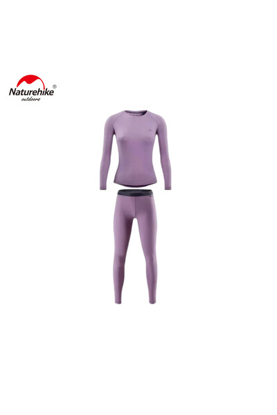 Naturehike WOMEN'S THERMAL UNDERWEAR SUIT - M - بنفسجي