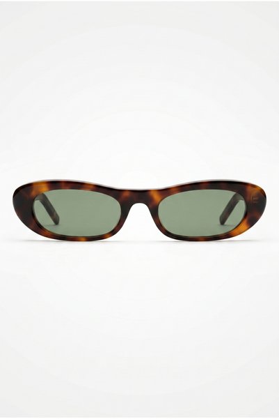 Houseofeyeris Wenatrix Sunglasses – Leopard Frame Green Glass 51 mm