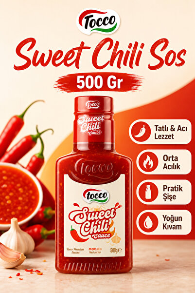 TOCCO Sweet Chili Jack Şişe 500 Gr