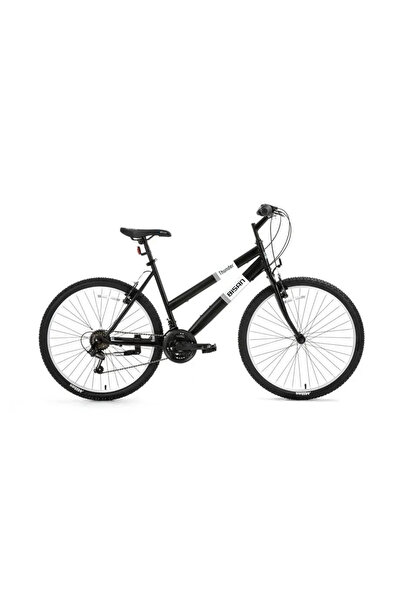 Bisan THUNDER KADIN DAĞ BİSİKLETİ 42CM V 24 JANT 18 VİTES MAT SİYAH BEYAZ