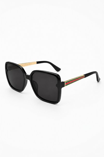 Chunky Frame Mira Prestige Ultra Light Uv400 Filtered Black Women's Sunglasses