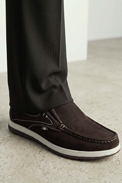 DETECTOR Vallo - Genuine Nubuck Leather Orthopedic Men's Shoes Val210