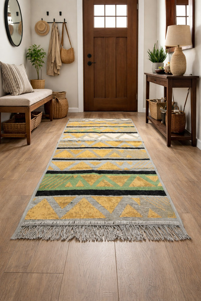 OEM Covor țesut față-verso, dimensiune 80 x 120 cm H&H 27 E