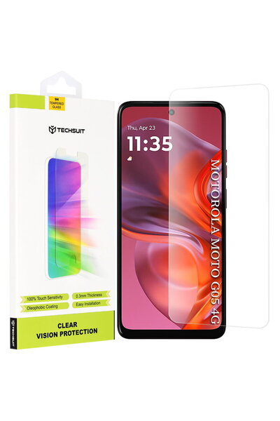 Techsuit Folie pentru Motorola Moto G05 / E15 - Clear Vision Glass - Transparent