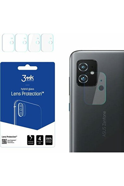 3MK Szkło hybrydowe na obiektyw aparatu Protectie lentile Asus Zenfone 8 [PAC...