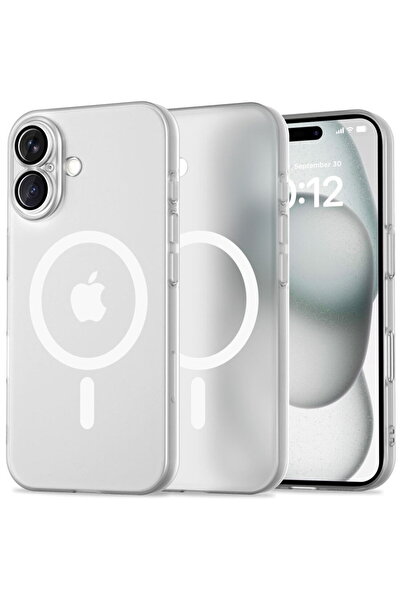 Tech-Protect Magslim Θήκη MagSafe για iPhone 16, λεπτός σχεδιασμός, ματ λευκό