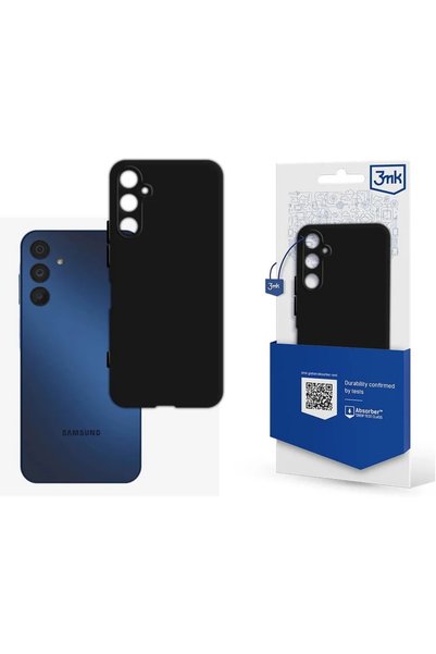3MK Husă mată pentru Samsung Galaxy A15 5G - negru