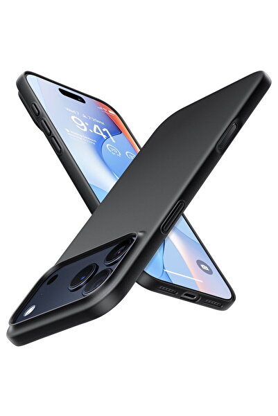 TORRAS Husa pentru iPhone 17 Pro Max - SlimFit MagSafe Series - Black