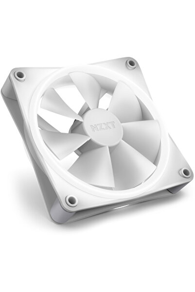 Nzxt F120 RGB DUO, PWM, Kit 3 ventilatoare de 120mm, 1800 rpm, Alb