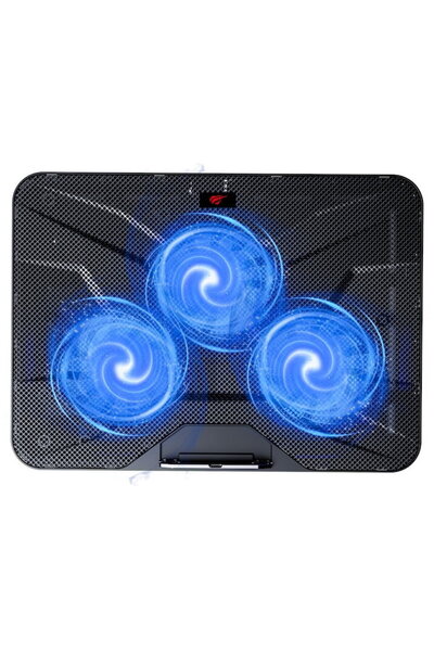 Havit Cooler notebook max. 18.3 Inch, 3 ventilatoare 125mm, dual USB, 28db, f...