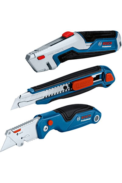 Bosch Set 3 cuttere universale profesionale lungime lama 18 mm