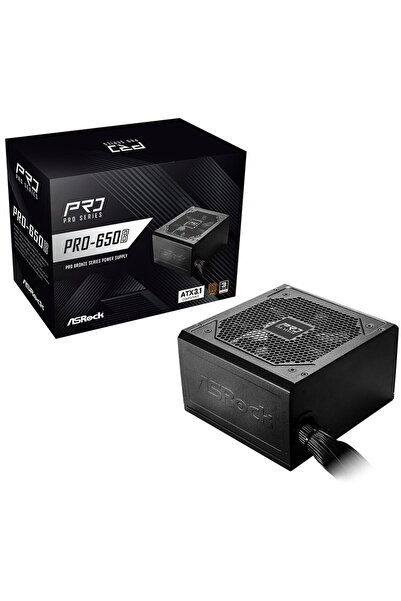 ASROCK PRO-650B 650W 80 PLUS Bronze sursă de alimentare