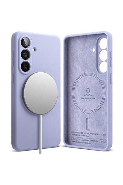 Ringke Калъф за Samsung Galaxy S26 - Силиконов MagSafe - Лавандулов